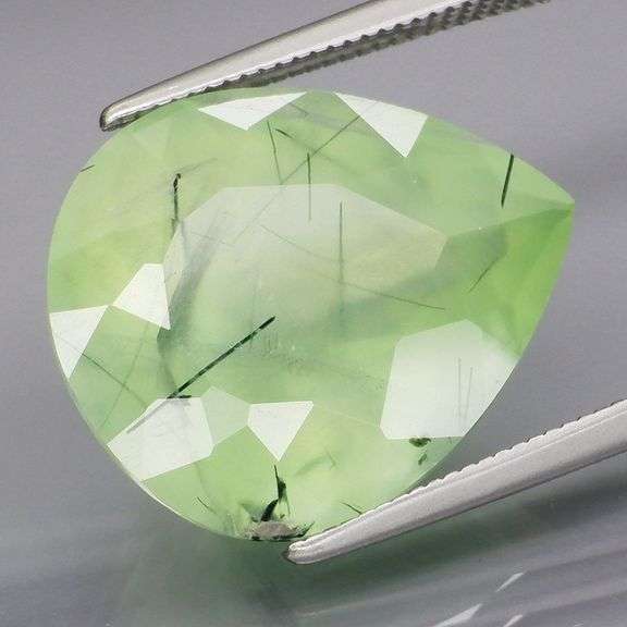 Exciting 13.50ct rutilated Prehnite