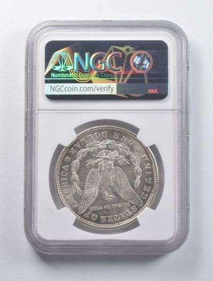 BU 1921-D Morgan Silver Dollar 100th Anniversary NGC
