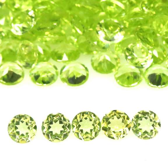 Diamond cut! Unheated! 12.04ct Peridot set