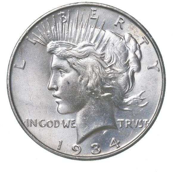 1934-D Peace Silver Dollar