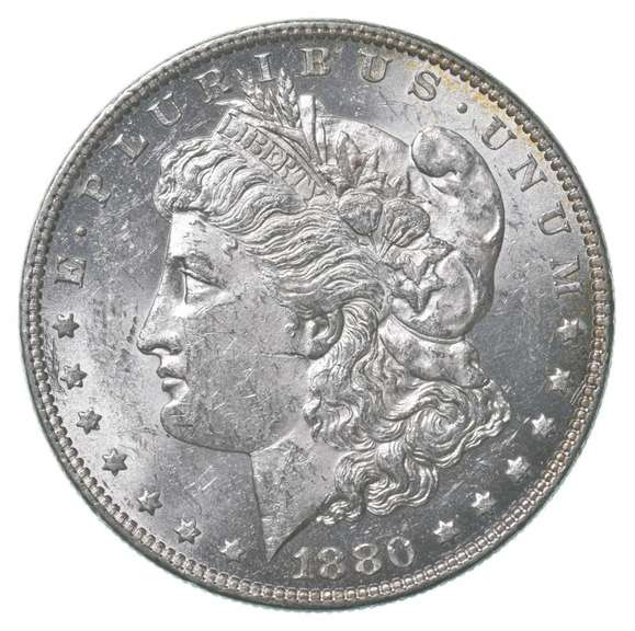 1880-O Morgan Silver Dollar