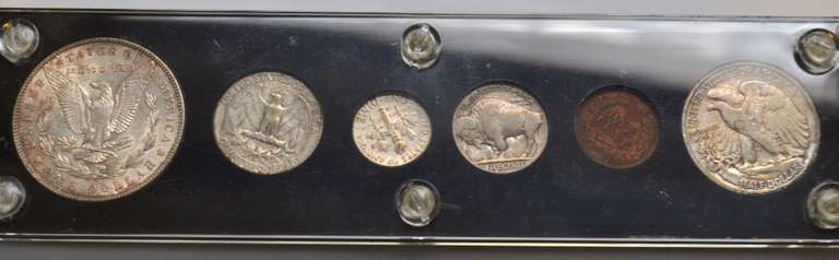 6 Piece US Type Set In Capitol Plastics Holder