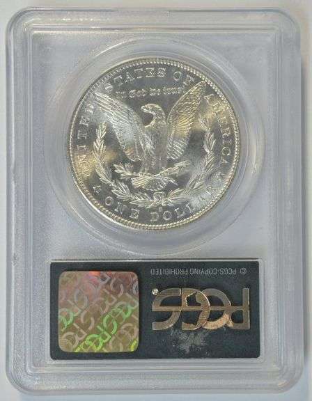 Super nearly Gem BU 1882-S Morgan Silver Dollar. Old PCGS MS64