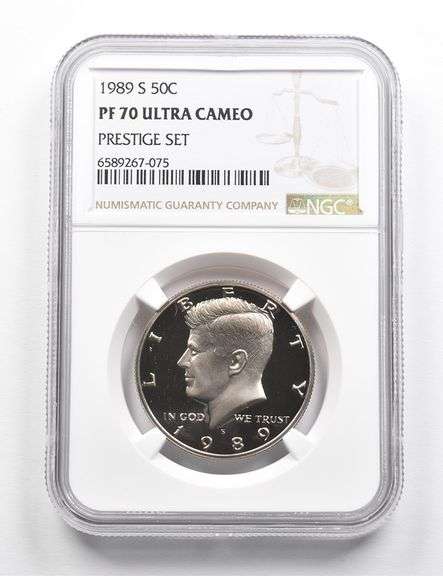 PF70 UCAM 1989-S Kennedy Half Dollar Prestige Set NGC RARE PEDIGREE