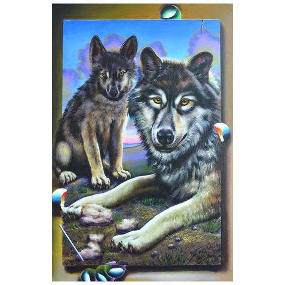 He Eyes of A Wolf by Ferjo Original