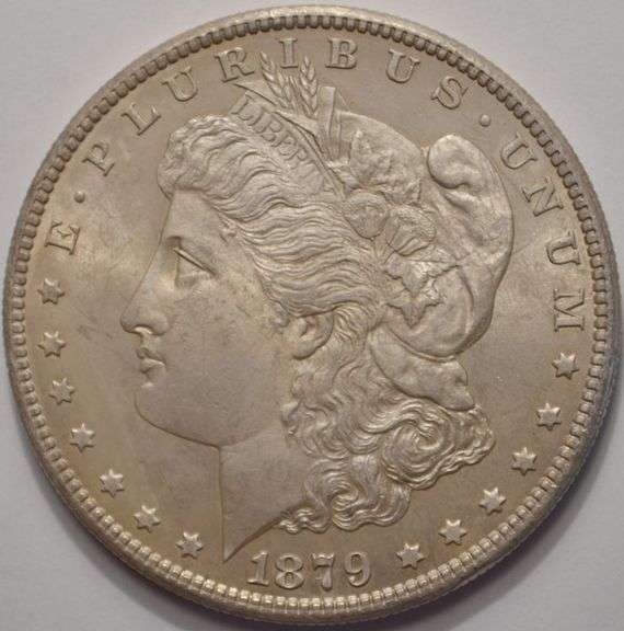 1879-S Morgan Silver Dollar Circulated With Luster