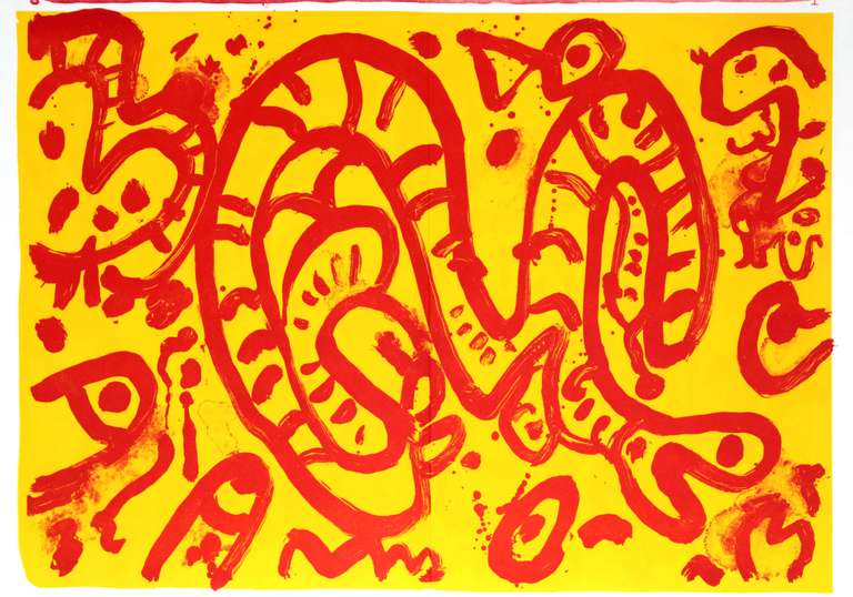 Alan Davie- Untitled, from "One Cent Life"