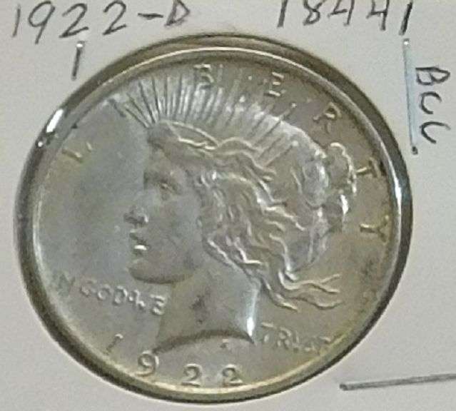 1922-D Peace Dollar, circ