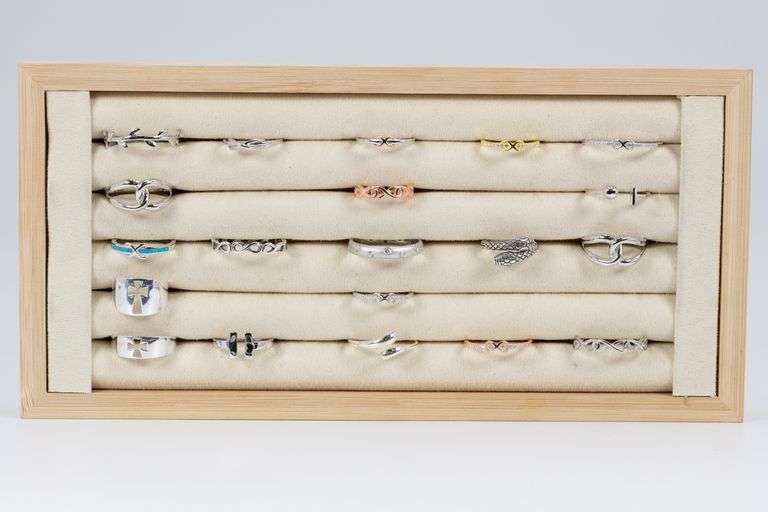 .925 Sterling Silver Curated 20 Ring Lot Various Sizes & Styles