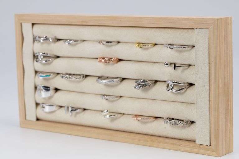 .925 Sterling Silver Curated 20 Ring Lot Various Sizes & Styles
