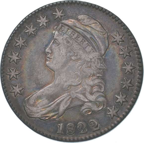 1822 Capped Bust Half Dollar O.107