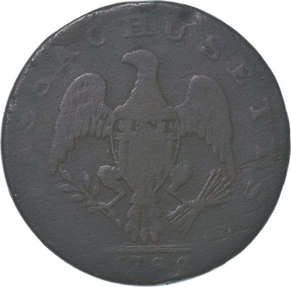 1788 United States Pre-Federal Massachusetts Cent 12/K W63460