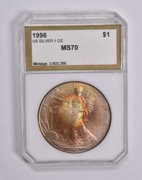 MS70 1996 American Silver Eagle PCI