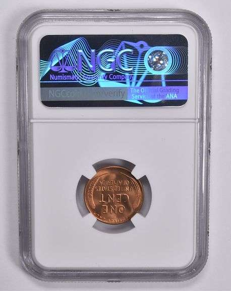 MS67 RD 1948-S Lincoln Wheat Cent NGC