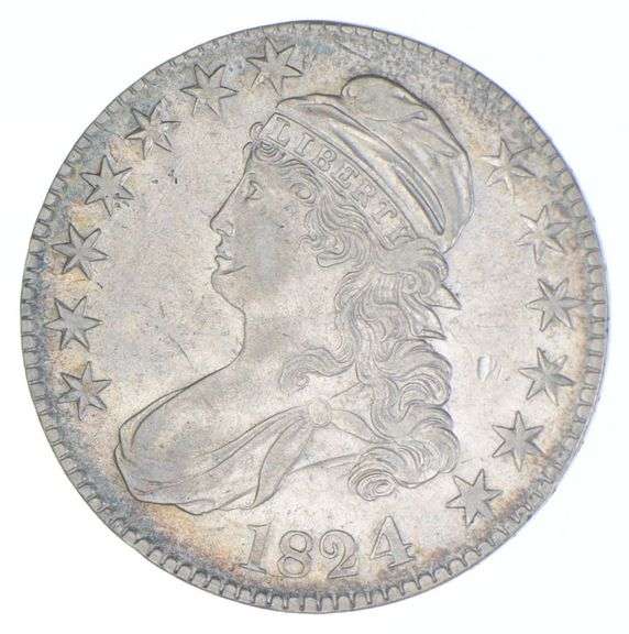 1824 Capped Bust Half Dollar