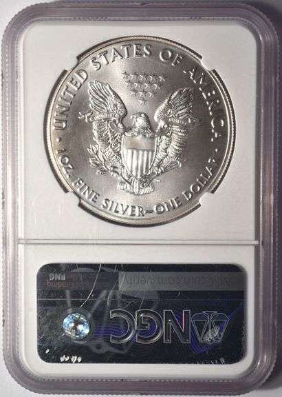 2020 American Silver Eagle NGC MS70