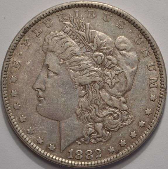 1882 Morgan Silver Dollar Circulated