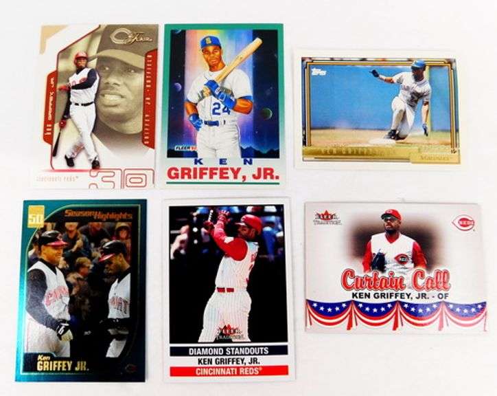 Lot of 6 Ken Griffey, Jr. Baseball Cards