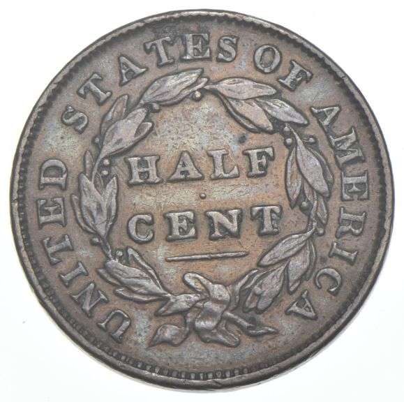 1832 Classic Head Half Cent