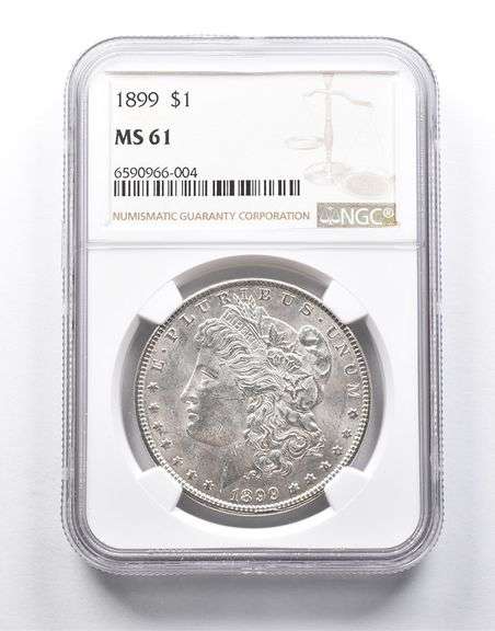 MS61 1899 Morgan Silver Dollar NGC