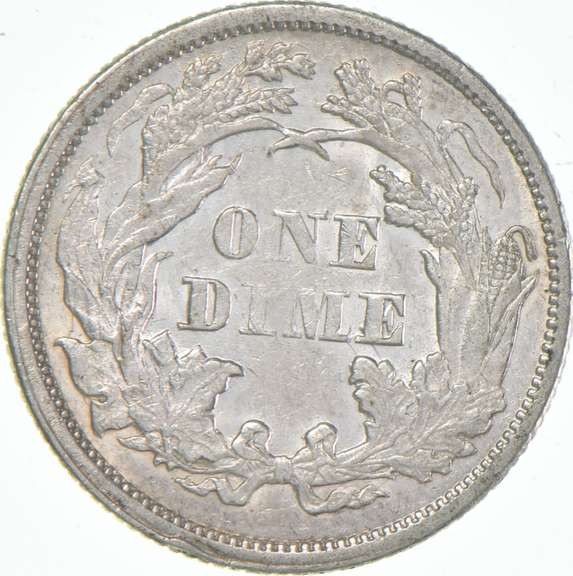 1876 Seated Liberty Dime