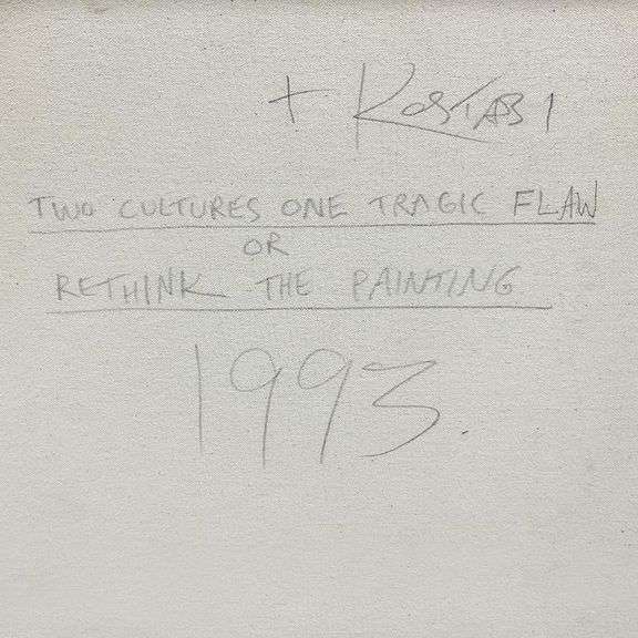 Rethink the Painting by Kostabi Original