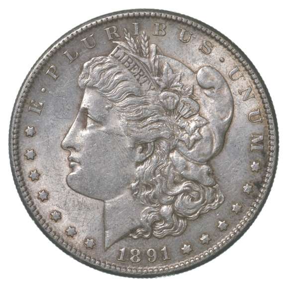 1891-S Morgan Silver Dollar