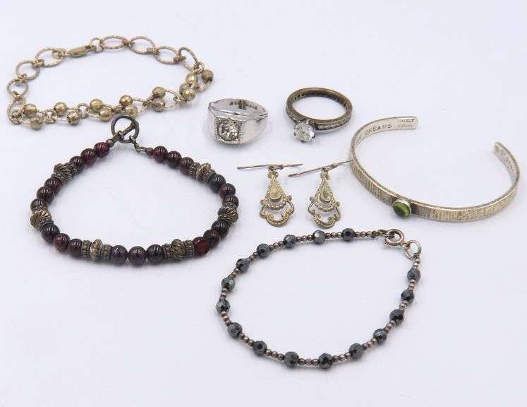 Group Lot of Vintage 925 Sterling Silver Jewelry