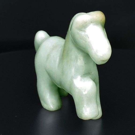 Cute 179.28ct Jade horse carving