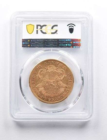 XF40 1876-CC $20 Liberty Head Gold Double Eagle PCGS