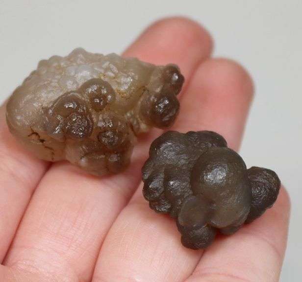 Unique 109ct Smoky Grape Agate pair