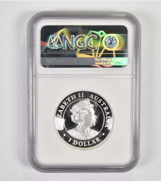 PF70 UCAM 2020-P Australia 1 Dollar 1 Oz Silver Koala HR FDOI NGC