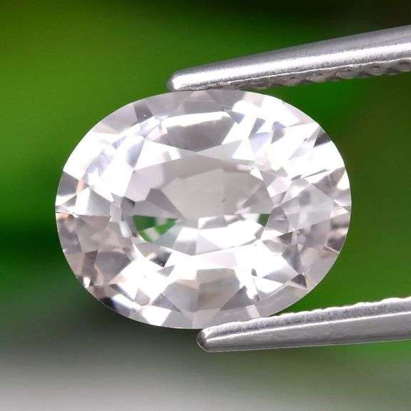 Superb 1.56ct high fire platinum Morganite