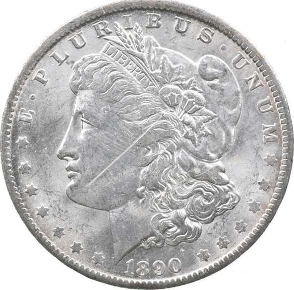1890-O Morgan Silver Dollar