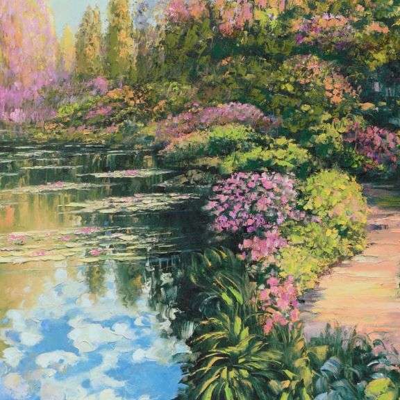 Giverny Path by Behrens (1933-2014)