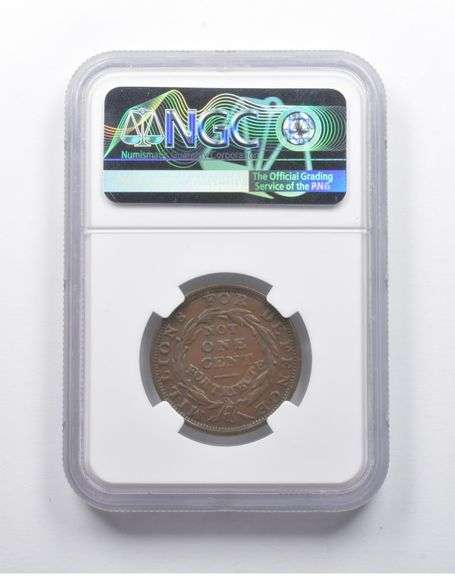 AU55 BN 1837 Liberty Not One Cent Hard Times Token HT-48 NGC