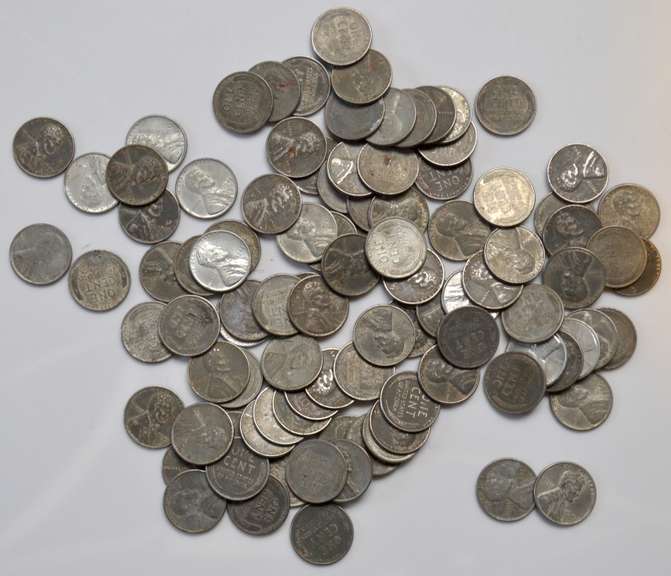 100 WW11 Steel Cents