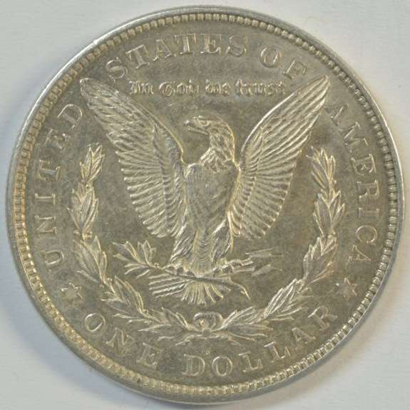Semi-Prooflike 1921-D Morgan Silver Dollar. Fully struck
