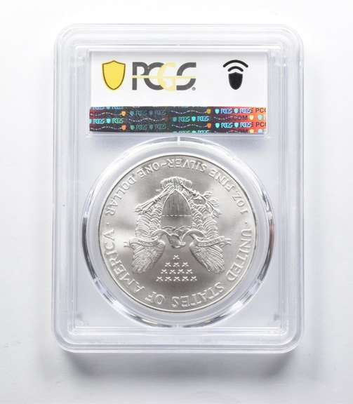 MS70 2001 American Silver Eagle PCGS