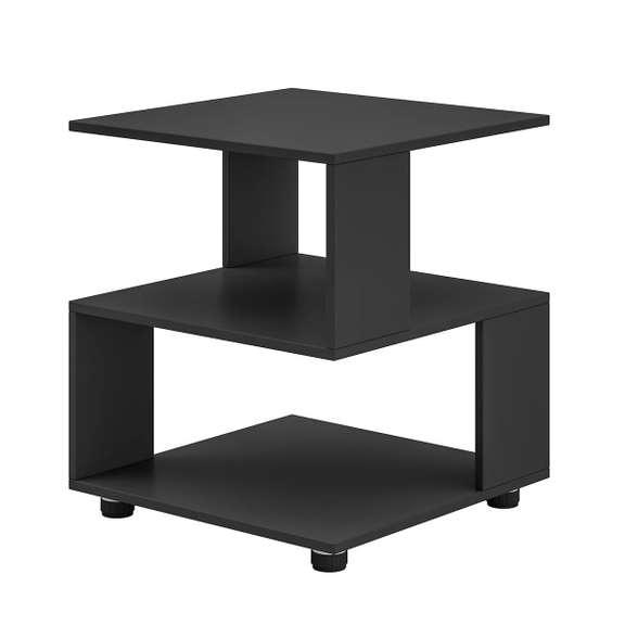 Cube Nightstand Modern Fashion Style 2 Tier