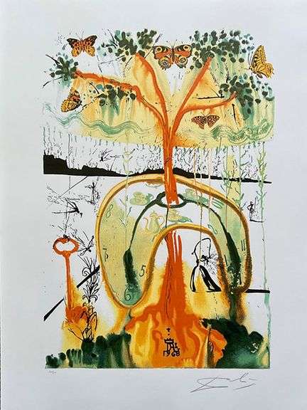 Salvador Dali, 'Mad Tea Party'  Lithograph