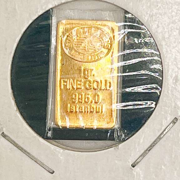 1 Gram Pure Gold Bar