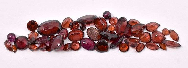 Red Garnet Gems From Pre-Owned Jewlery