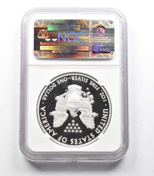 PF70 UCAM 2011-W American Silver Eagle ER 25th Anniversary NGC