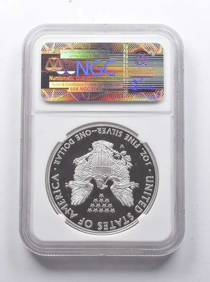 PF70 UCAM 2012-W American Silver Eagle ER NGC