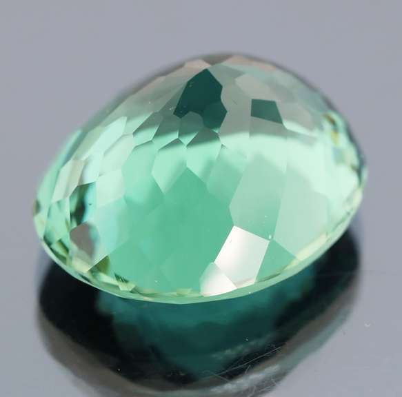Huge! 30.44ct blue green Hydrothermal Amethyst