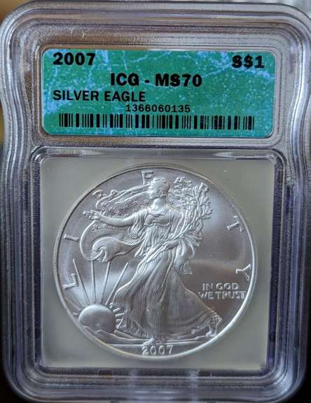 MS70 1oz. American Silver Eagle