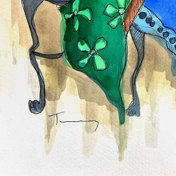 Untitled by Tarkay (1935-2012)