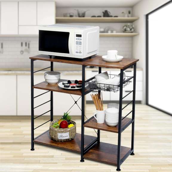 3-Tier Kitchen Microwave Oven Storage Rack