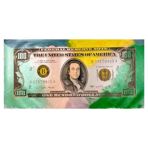Kaufman $100 by Steve Kaufman (1960-2010)